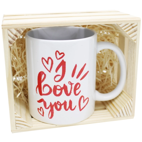 SUPER PREZENT KUBEK Z NADRUKIEM W SKRZYNCE