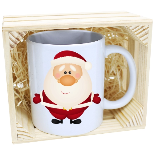 KUBEK W SKRZYNCE NA PREZENT ŚWIĄTECZNY MIKOŁAJ