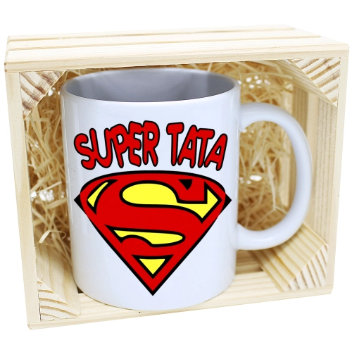 KUBEK W SKRZYNCE NA PREZENT DZIEŃ OJCA TATY TATA