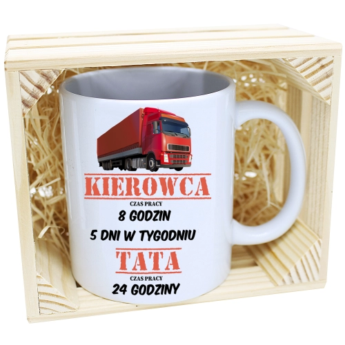 KUBEK W SKRZYNCE NA PREZENT DZIEŃ OJCA TATY TATA