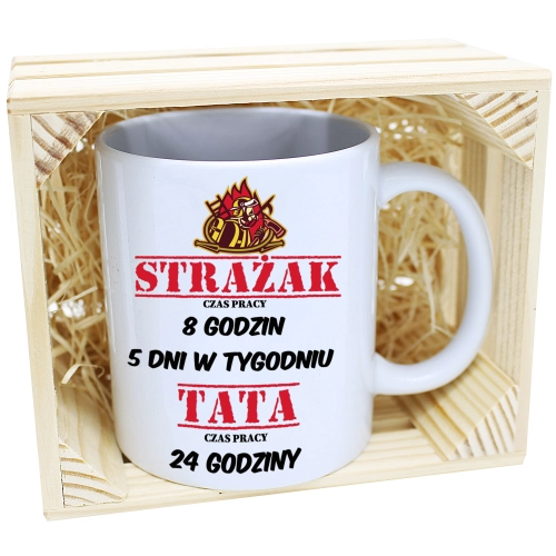 KUBEK W SKRZYNCE NA PREZENT DZIEŃ OJCA TATY TATA