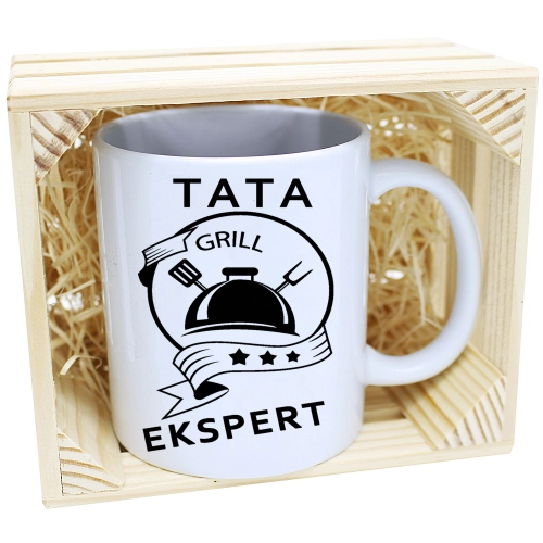 KUBEK W SKRZYNCE NA PREZENT DZIEŃ OJCA TATY TATA