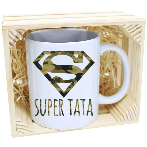 KUBEK W SKRZYNCE NA PREZENT DZIEŃ OJCA TATY TATA