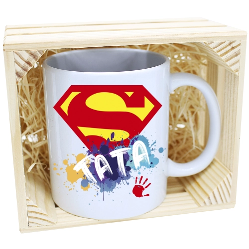 KUBEK W SKRZYNCE NA PREZENT DZIEŃ OJCA TATY TATA