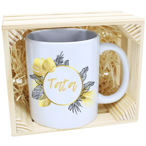 KUBEK W SKRZYNCE NA PREZENT DZIEŃ OJCA TATY TATA