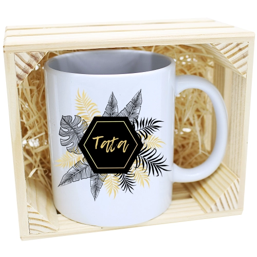 KUBEK W SKRZYNCE NA PREZENT DZIEŃ OJCA TATY TATA