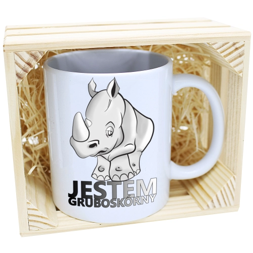 KUBEK W SKRZYNCE NA PREZENT DZIEŃ CHŁOPAKA FACET