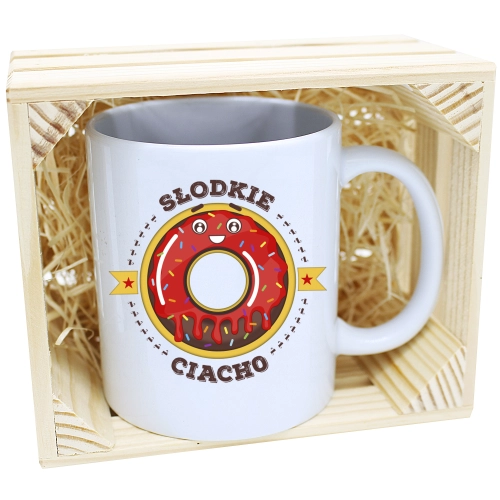 KUBEK W SKRZYNCE NA PREZENT DZIEŃ CHŁOPAKA FACET