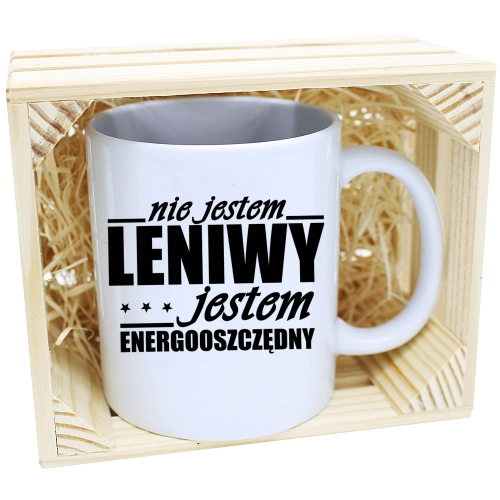 KUBEK W SKRZYNCE NA PREZENT DZIEŃ CHŁOPAKA FACET