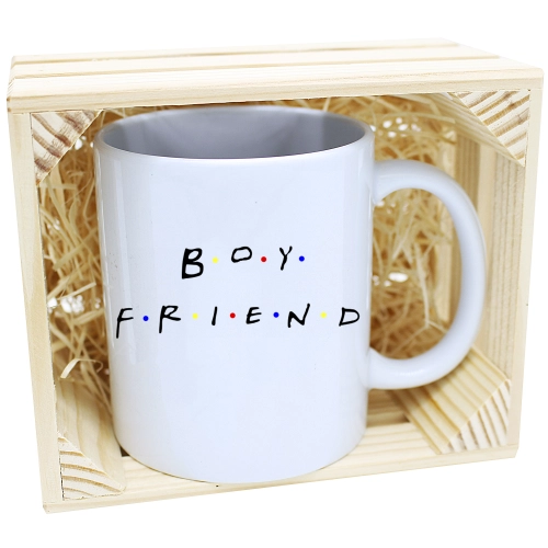 KUBEK W SKRZYNCE NA PREZENT DZIEŃ CHŁOPAKA FACET