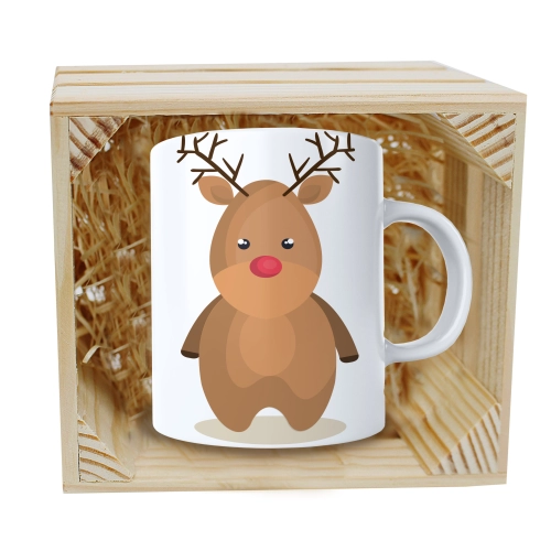 SUPER KUBEK 330ml W SKRZYNCE NA PREZENT ŚWIĄTECZNY