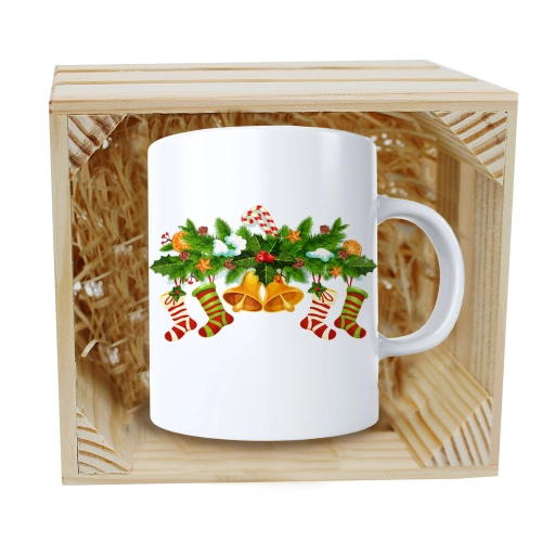 SUPER KUBEK 330ml W SKRZYNCE NA PREZENT ŚWIĄTECZNY