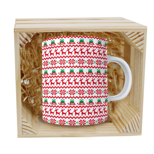 SUPER KUBEK 330ml W SKRZYNCE NA PREZENT ŚWIĄTECZNY