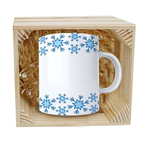 SUPER KUBEK 330ml W SKRZYNCE NA PREZENT ŚWIĄTECZNY