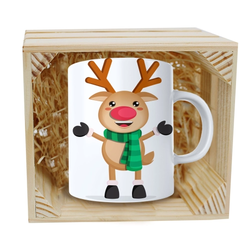 SUPER KUBEK 330ml W SKRZYNCE NA PREZENT ŚWIĄTECZNY