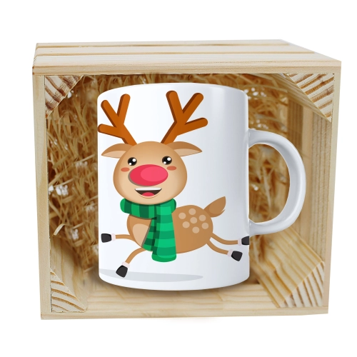 SUPER KUBEK 330ml W SKRZYNCE NA PREZENT ŚWIĄTECZNY