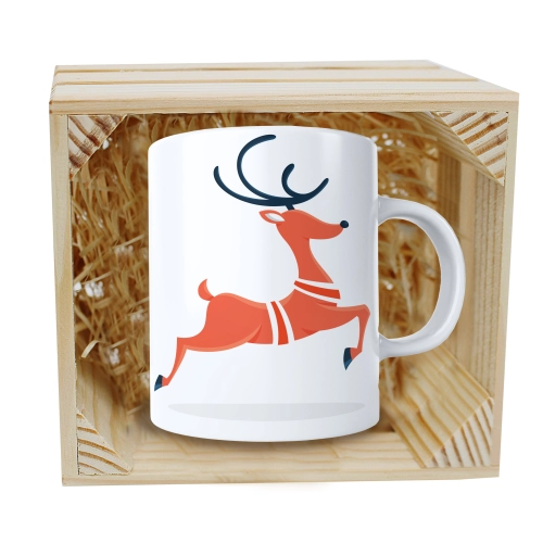 SUPER KUBEK 330ml W SKRZYNCE NA PREZENT ŚWIĄTECZNY