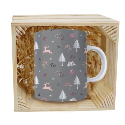 SUPER KUBEK 330ml W SKRZYNCE NA PREZENT ŚWIĄTECZNY