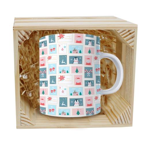 SUPER KUBEK 330ml W SKRZYNCE NA PREZENT ŚWIĄTECZNY