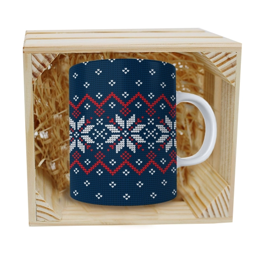 SUPER KUBEK 330ml W SKRZYNCE NA PREZENT ŚWIĄTECZNY