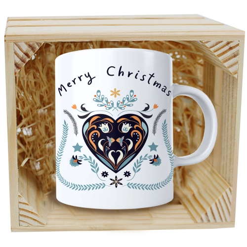 SUPER KUBEK 330ml W SKRZYNCE NA PREZENT ŚWIĄTECZNY