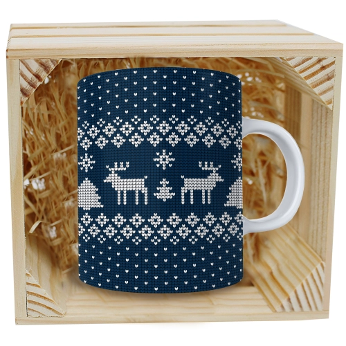 SUPER KUBEK 330ml W SKRZYNCE NA PREZENT ŚWIĄTECZNY