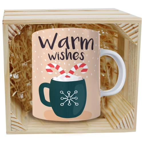 SUPER KUBEK 330ml W SKRZYNCE NA PREZENT ŚWIĄTECZNY