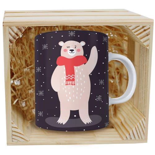 SUPER KUBEK 330ml W SKRZYNCE NA PREZENT ŚWIĄTECZNY