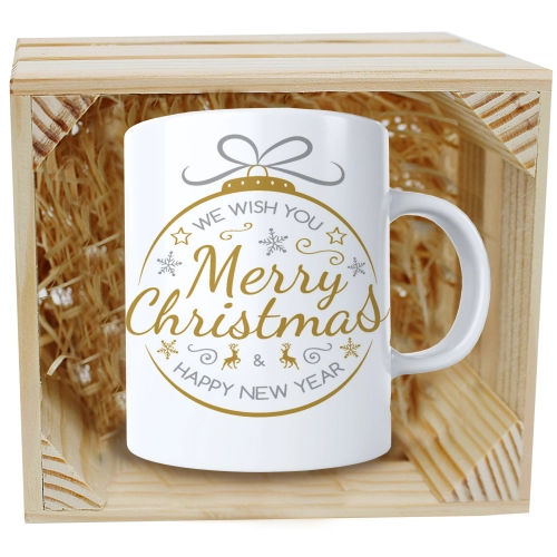 SUPER KUBEK 330ml W SKRZYNCE NA PREZENT ŚWIĄTECZNY