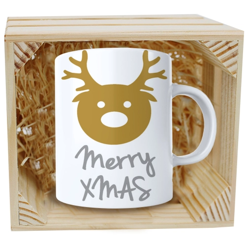 SUPER KUBEK 330ml W SKRZYNCE NA PREZENT ŚWIĄTECZNY