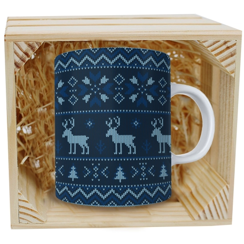 SUPER KUBEK 330ml W SKRZYNCE NA PREZENT ŚWIĄTECZNY