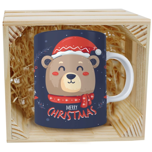 SUPER KUBEK 330ml W SKRZYNCE NA PREZENT ŚWIĄTECZNY