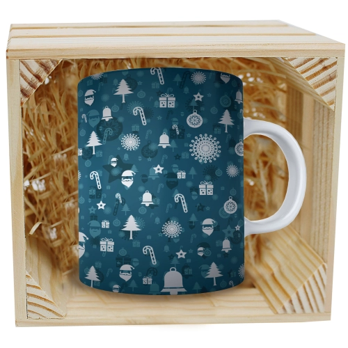 SUPER KUBEK 330ml W SKRZYNCE NA PREZENT ŚWIĄTECZNY