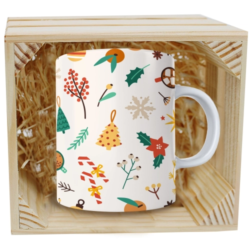 SUPER KUBEK 330ml W SKRZYNCE NA PREZENT ŚWIĄTECZNY