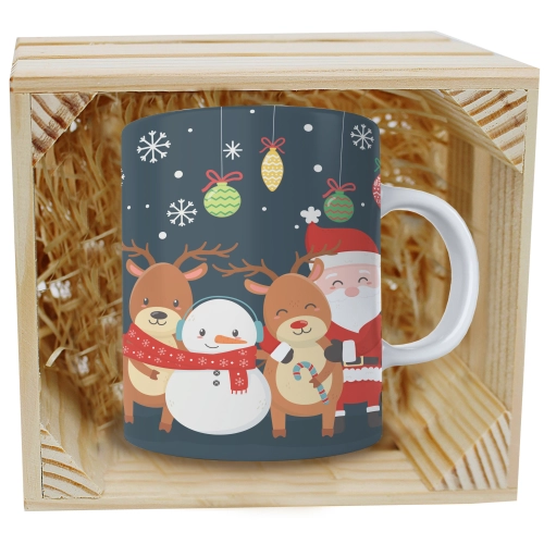 SUPER KUBEK 330ml W SKRZYNCE NA PREZENT ŚWIĄTECZNY