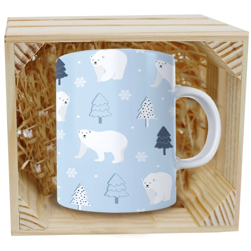 SUPER KUBEK 330ml W SKRZYNCE NA PREZENT ŚWIĄTECZNY