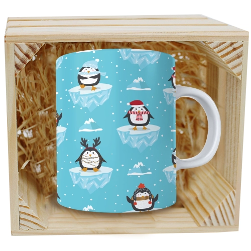 SUPER KUBEK 330ml W SKRZYNCE NA PREZENT ŚWIĄTECZNY