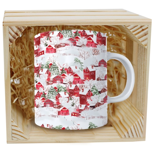 SUPER KUBEK 330ml W SKRZYNCE NA PREZENT ŚWIĄTECZNY