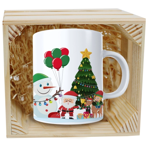 SUPER KUBEK 330ml W SKRZYNCE NA PREZENT ŚWIĄTECZNY