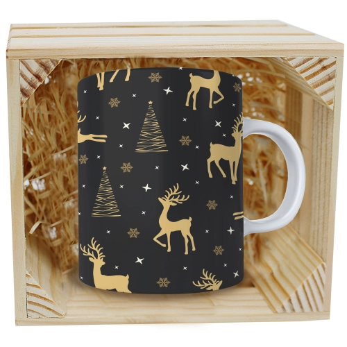 SUPER KUBEK 330ml W SKRZYNCE NA PREZENT ŚWIĄTECZNY