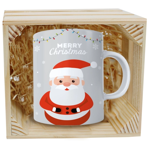 SUPER KUBEK 330ml W SKRZYNCE NA PREZENT ŚWIĄTECZNY