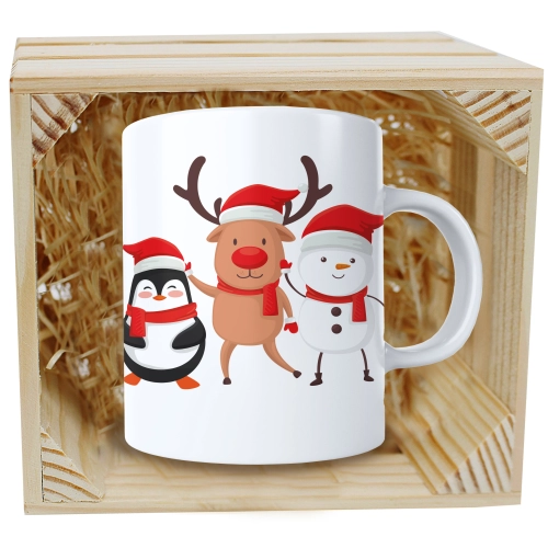 SUPER KUBEK 330ml W SKRZYNCE NA PREZENT ŚWIĄTECZNY