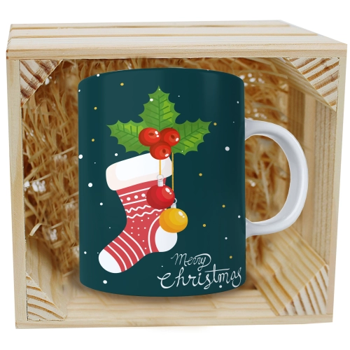 SUPER KUBEK 330ml W SKRZYNCE NA PREZENT ŚWIĄTECZNY