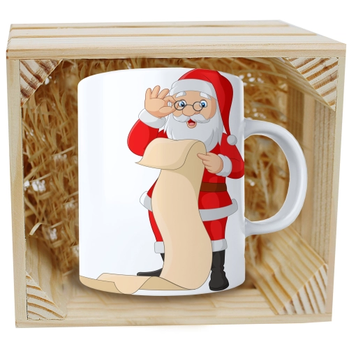 SUPER KUBEK 330ml W SKRZYNCE NA PREZENT ŚWIĄTECZNY