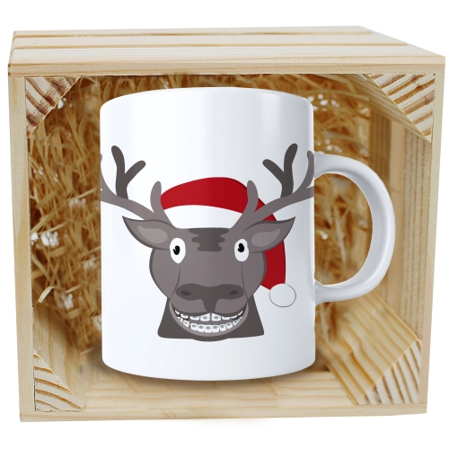 SUPER KUBEK 330ml W SKRZYNCE NA PREZENT ŚWIĄTECZNY