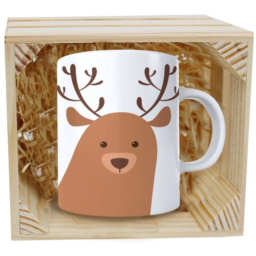 SUPER KUBEK 330ml W SKRZYNCE NA PREZENT ŚWIĄTECZNY