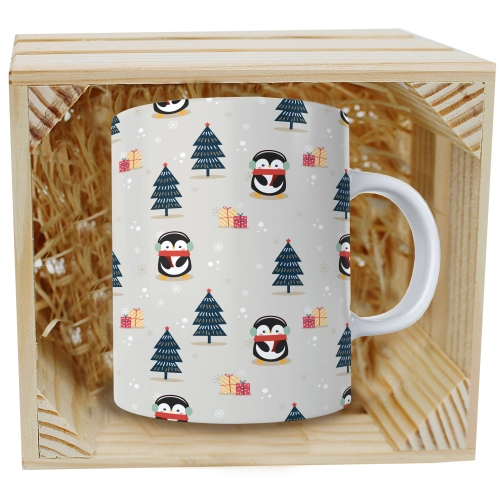 SUPER KUBEK 330ml W SKRZYNCE NA PREZENT ŚWIĄTECZNY