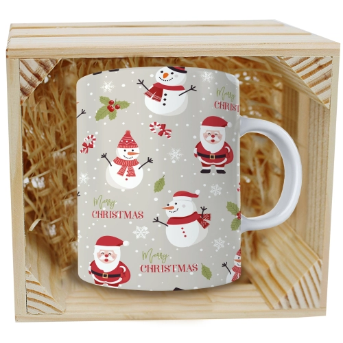 SUPER KUBEK 330ml W SKRZYNCE NA PREZENT ŚWIĄTECZNY