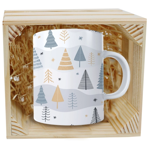 SUPER KUBEK 330ml W SKRZYNCE NA PREZENT ŚWIĄTECZNY