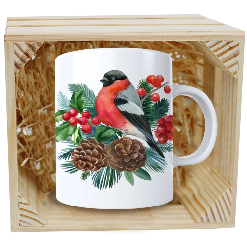 SUPER KUBEK 330ml W SKRZYNCE NA PREZENT ŚWIĄTECZNY